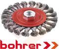 Кордщетка Bohrer дисковая витая жесткая 150 мм (толщ. проволоки 0,5 мм, гайка М14) для УШМ (60/1) купить в Донецке ДНР 