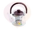 Чайник заварочный стеклянный с  деколью, 800 мл купить в Донецке ДНР 