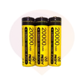 Аккумулятор 18650 4.2v 2000mAh NGY-18650 (желто-черный) купить в Донецке ДНР 