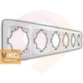 Рамка 5-я горизонтальная белая ViKO Carmen 90571105 купить в Донецке ДНР 