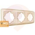 Рамка 3-я горизонтальная крем ViKO Carmen 90572103 купить в Донецке ДНР 