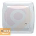 Розетка с крышкой и шторками белая ViKO Carmen 90561012 купить в Донецке ДНР 