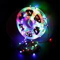Гирлянда новогодняя LED крупный диод на катушке 100м Цветная (W223) купить в Донецке ДНР 