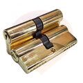 Цилиндровый механизм MAXI Locks C60 перфо.ключ-ключ PB Полированная латунь купить в Донецке ДНР 