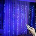 Гирлянда с пультом ШТОРА 240 LED Синяя (2,5mх2m) (W24-1#) купить в Донецке ДНР 