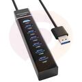 Разветвлитель USB HUB 3.0 7port black купить в Донецке ДНР 