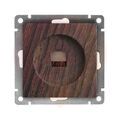 Розетка компьютерная одноместная "UNIVersal" серия "Афина" с/у, 1А, RJ45, венге (еврослот) купить в Донецке ДНР 