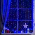 Гирлянда ШТОРА 240 LED Синяя (2,5mх2m) (W24-1) купить в Донецке ДНР 