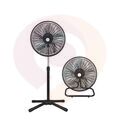 Вентилятор 18” черный 2в1 INDUSTRIAL FAN 100w (FS-4521B) 5 лопастей пластик (2шт) купить в Донецке ДНР 