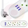 Удлинитель с кнопкой 3гн. с/з 3м. 3usb CCL-021U-3M белый купить в Донецке ДНР 