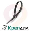 Стяжка нейлоновая 4.8х200 черный (100 шт.) "КРЕПДИЛ" купить в Донецке ДНР 