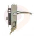Замок врезной MAXI Locks MLC62-510-CP комплект с ручками и ц.м. Хром купить в Донецке ДНР 