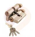 Цилиндровый механизм MAXI Locks NW80 английский ключ/вертушка PB Полированная латунь купить в Донецке ДНР 