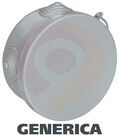Коробка  распределительная КМ для о/п D=85х40мм IP54 4 вв (7035) GENERICA (1/120) купить в Донецке ДНР 