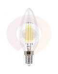 Лампа светодиодная LED 11вт Е14 белый свеча FILAMENT купить в Донецке ДНР 