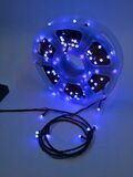Гирлянда новогодняя LED крупный диод на катушке 50м Синяя (W220-1) купить в Донецке ДНР 