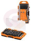 Набор бит №4, 66 бит: SL, PH, PZ, HEX, TORX, SQ,  удлинитель, сталь CR-V, в пласт. держ.«Алмаз» TDM купить в Донецке ДНР 
