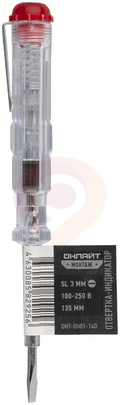Отвертка индикаторная ОНЛАЙТ 82 925 OHT-Oti01-140 (135 мм) купить в Донецке ДНР 