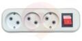 Колодка 3 гнезда с Выкл. б/з (1/50) купить в Донецке ДНР 
