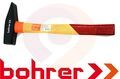 Молоток слесарный  Bohrer  500 г. с деревянной рукояткой (квадратный боек, cталь 45 HRC 50-58, резин купить в Донецке ДНР 