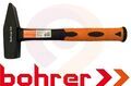 Молоток слесарный Bohrer 1000 г. рукоятка фибергласс с резиновым покрытием (квадратный боек, cталь 4 купить в Донецке ДНР 