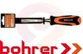 Стамеска плоская Bohrer  6 мм по дереву (сталь CrV) двухкомпонентная рукоятка (60/10/1) купить в Донецке ДНР 