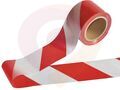 Лента оградительная 50ммх200м красно-белая купить в Донецке ДНР 