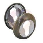 Накладка под цилиндр MAXI Locks R1 AB/CP Бронза/Хром купить в Донецке ДНР 
