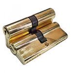 Цилиндровый механизм MAXI Locks C60 перфо.ключ-ключ PB Полированная латунь купить в Донецке ДНР 