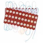 Модуль СД три линзы SMD-1.5W-12V-RED Красный, кратно 20шт/лента (KHA No:A-220) (20/3000) купить в Донецке ДНР 