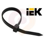 Стяжка хомут 400х4.8мм нейлон черный (100шт) IEK купить в Донецке ДНР 